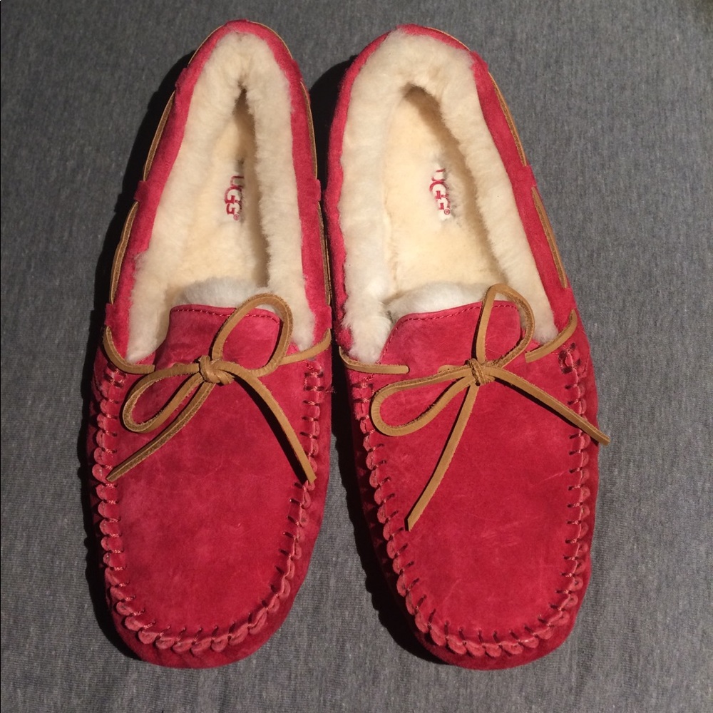 Red UGG Moccasins